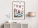 Wandposter Retro Style - Sunny Street in a Pink Glow and a Car 144343 additionalThumb 30