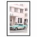 Plakat Styl retro - słoneczna ulica w różowym blasku i samochód 144343 additionalThumb 35