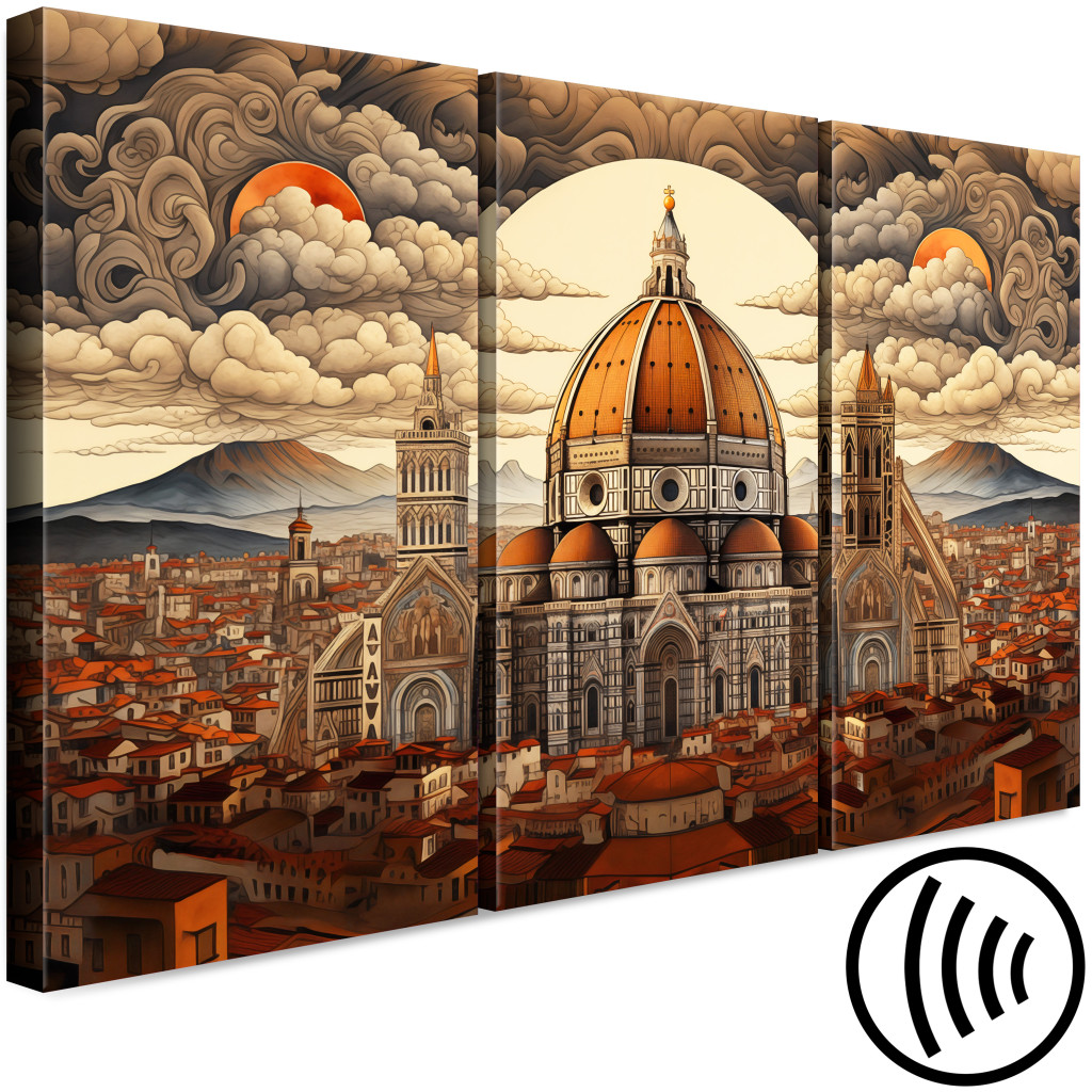 Schilderij  Andere Steden: Florence - Cathedral Of Santa Maria Del Fiore, Heart Of Tuscany