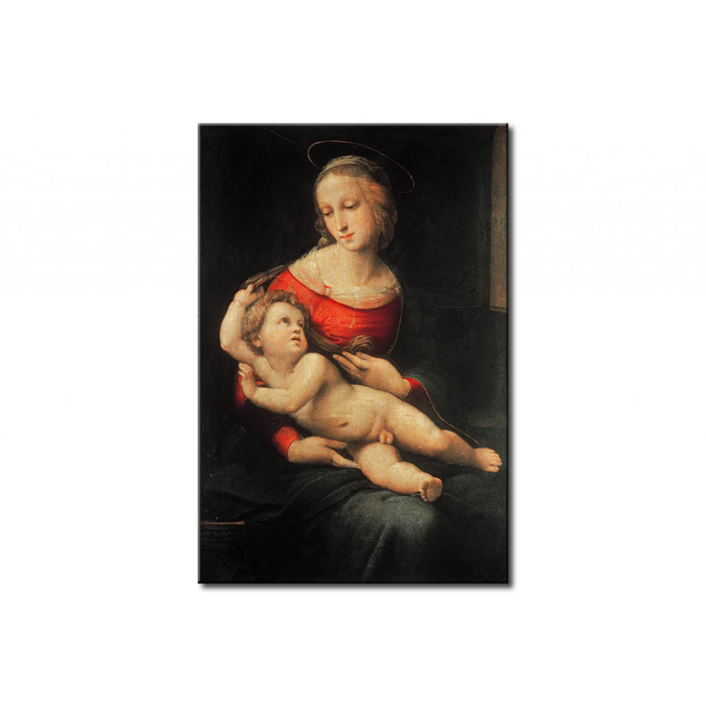 Reprodução Da Pintura Famosa Mary With The Christ Child