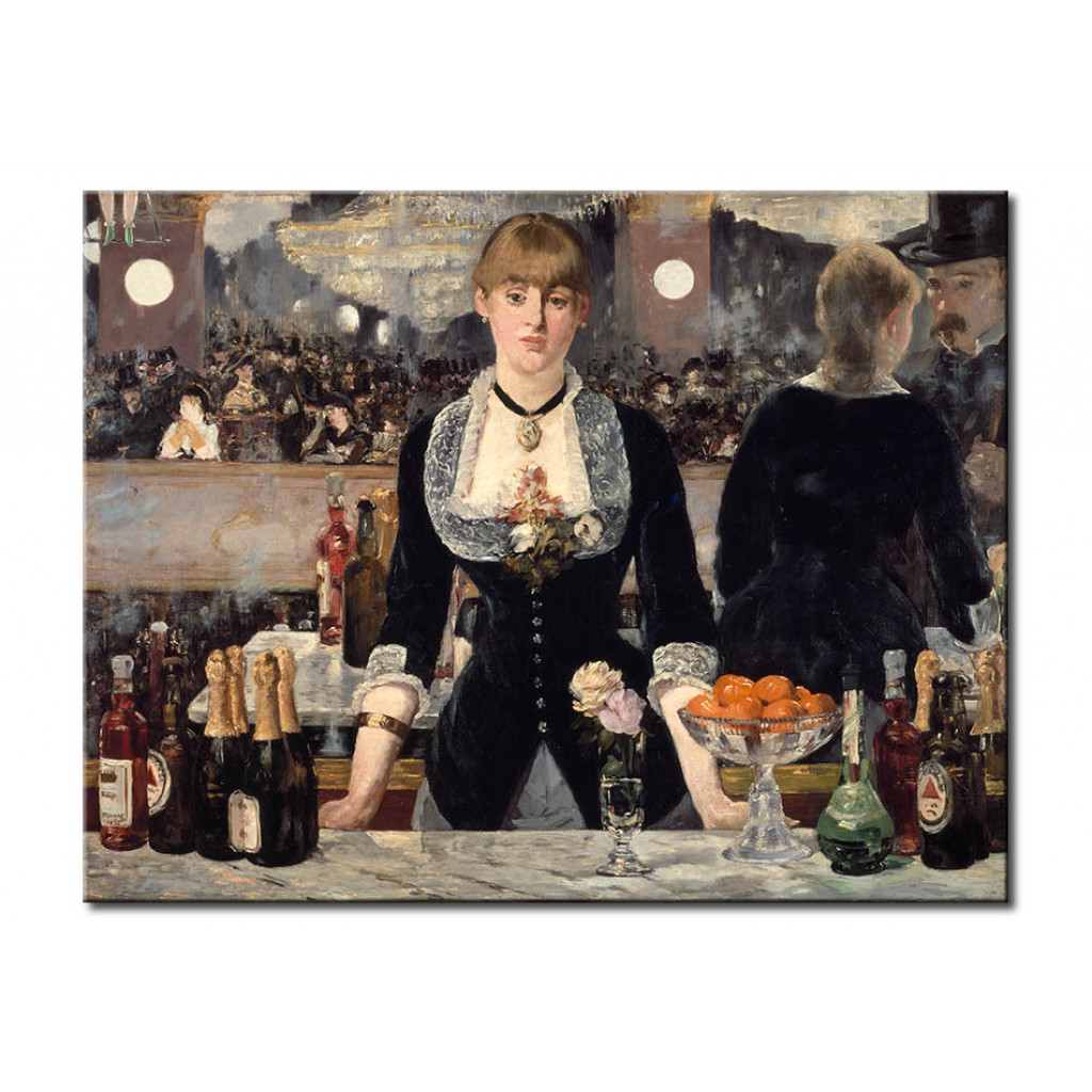 Schilderij  Edouard Manet: Bar At The Folies-Bergere