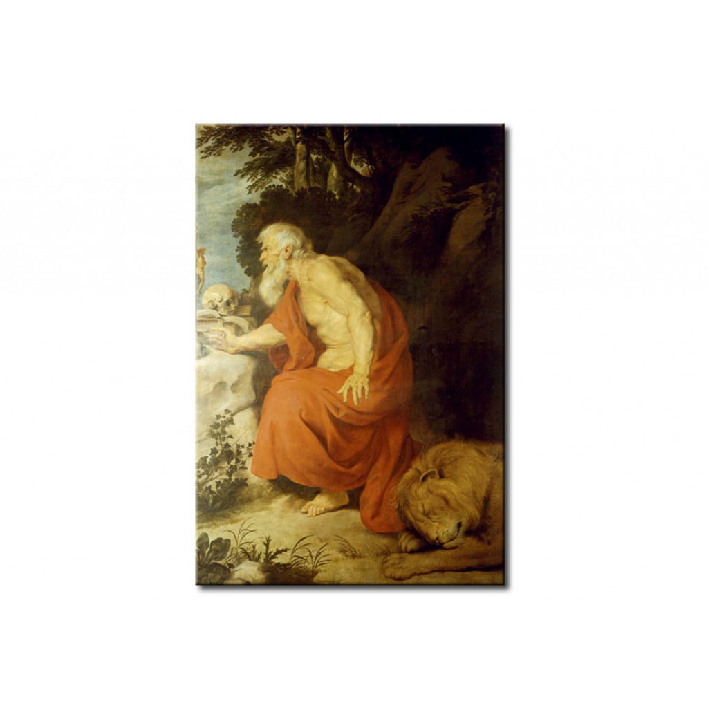 Schilderij  Peter Paul Rubens: St. Jerome