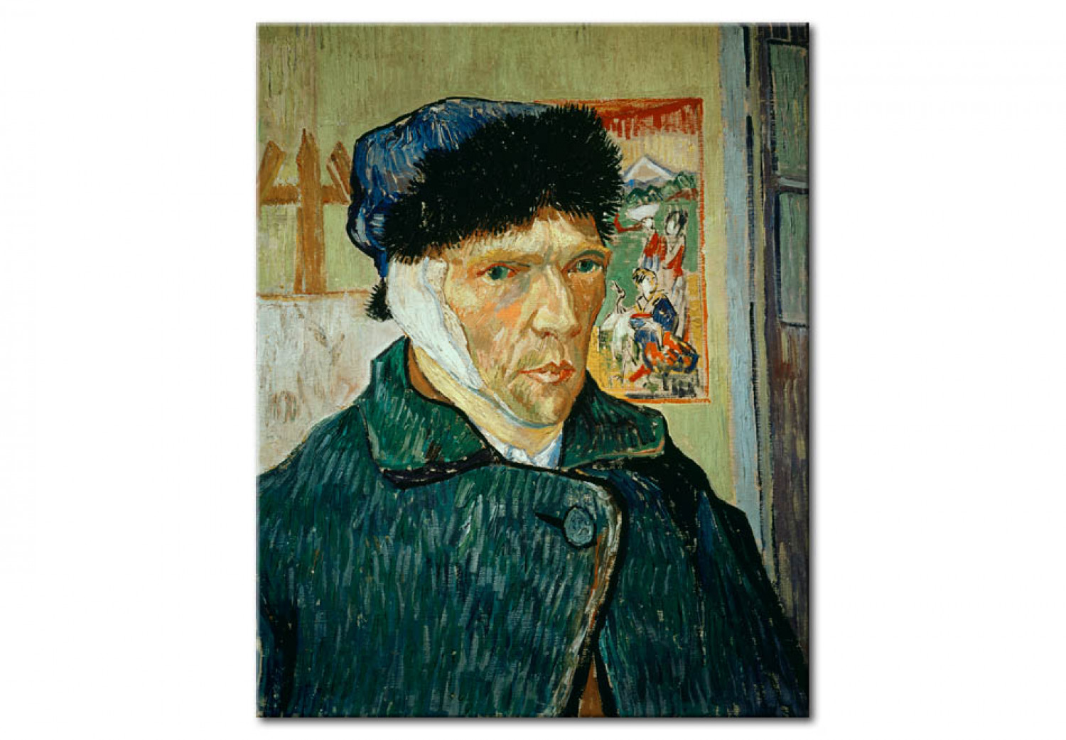 reprodukcja autoportret z obciętym uchem obraz na ścianę malarza