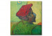 Tableau reproduction Paul Gauguin (Homme avec chapeau rouge) 52443