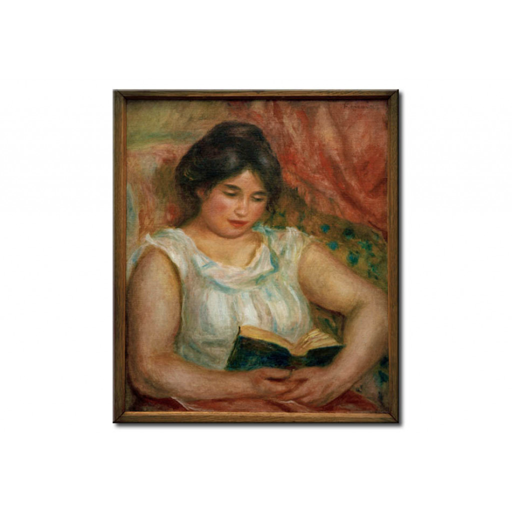 Schilderij  Pierre-Auguste Renoir: Gabrielle Bei Der Lektüre