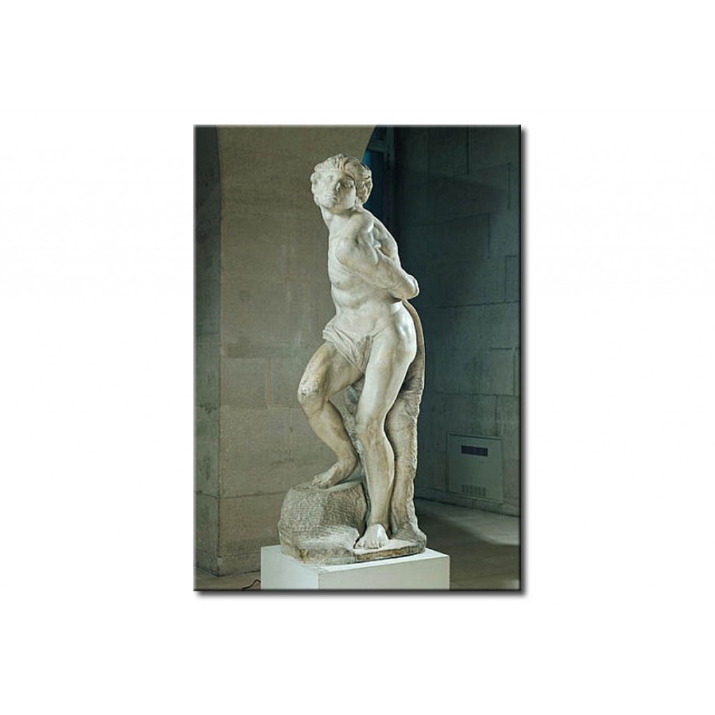 Schilderij  Michelangelo: The Rebellious Slave