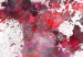 Obraz Mapa świata: czerwone akwarele (3-częściowy) 107553 additionalThumb 4