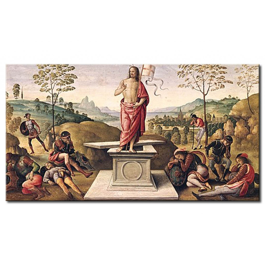 Schilderij  Pietro Perugino: The Resurrection Of Christ, From The Convent Of San Pietro, Perugia