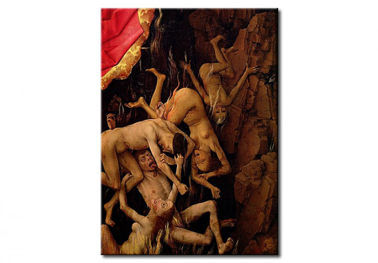 Kunstdruck The Last Judgement, detail of the fall of the damned to hell 112253
