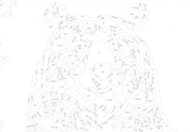 Malen nach Zahlen-Bild für Erwachsene Bathing Bear 135253 additionalImage 7