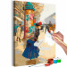 Paint by number Autumn Street - Elegant Woman With a Package Waiting for a Carriage 148453 additionalThumb 4