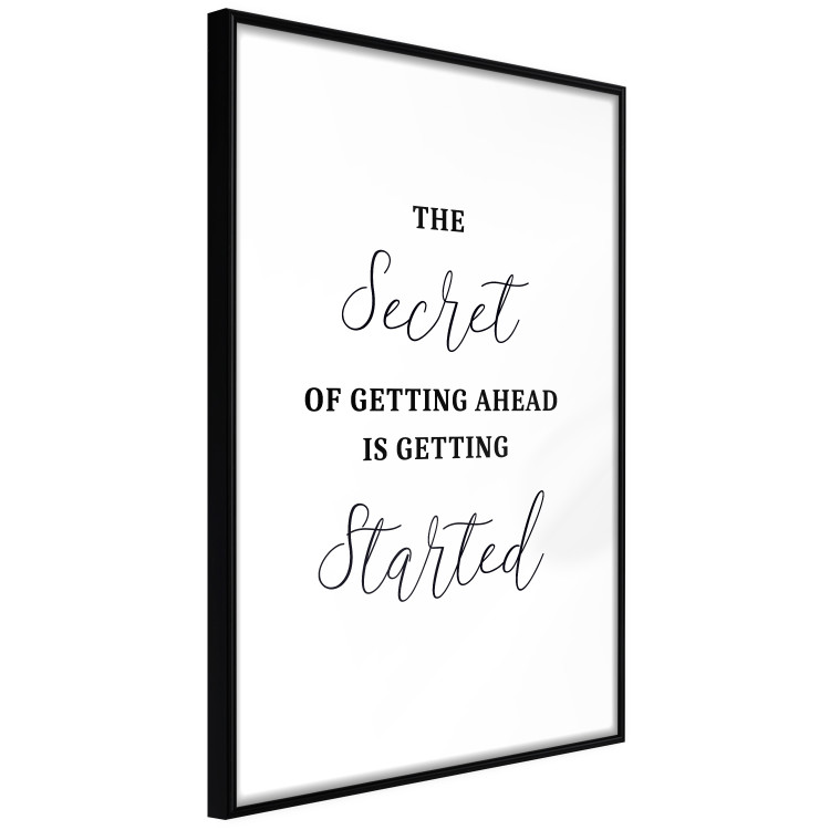 Wall Poster The Secret of Getting Ahead Is Getting Started - Motivational Sentence 149253 additionalImage 7