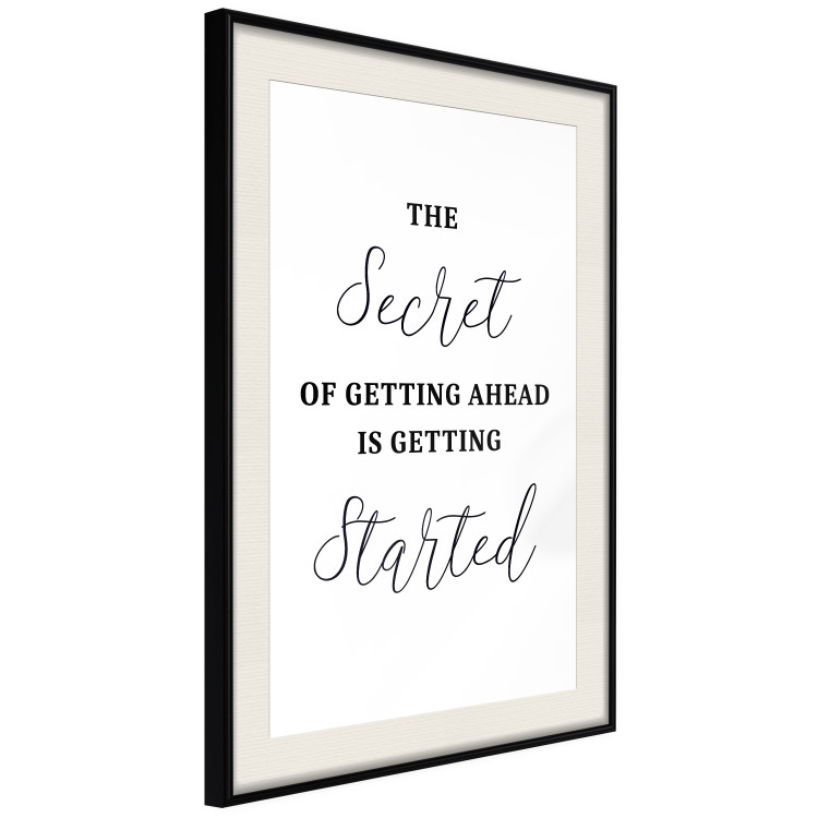Wall Poster The Secret of Getting Ahead Is Getting Started - Motivational Sentence 149253 additionalImage 11