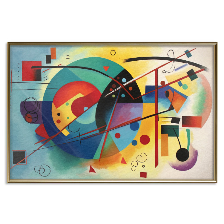 Póster Painterly Abstraction - A Composition Inspired by Kandinsky’s Work 151153 additionalImage 24