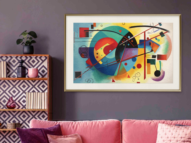 Póster Painterly Abstraction - A Composition Inspired by Kandinsky’s Work 151153 additionalImage 25