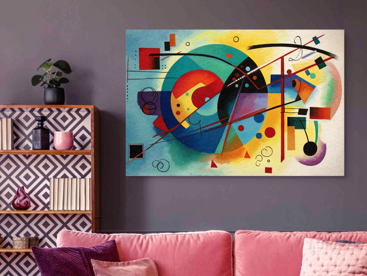 Póster Painterly Abstraction - A Composition Inspired by Kandinsky’s Work 151153 additionalImage 16
