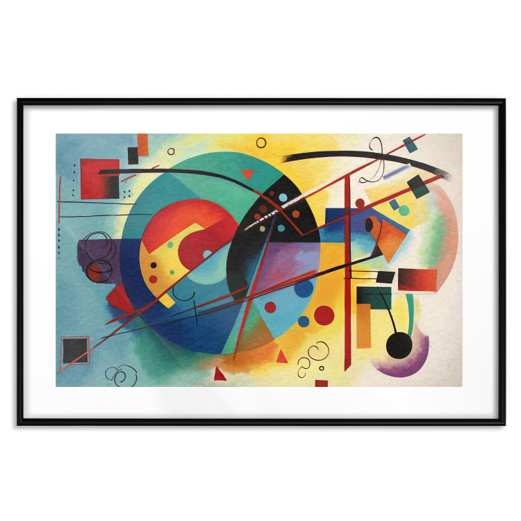 Póster Painterly Abstraction - A Composition Inspired by Kandinsky’s Work 151153 additionalImage 22