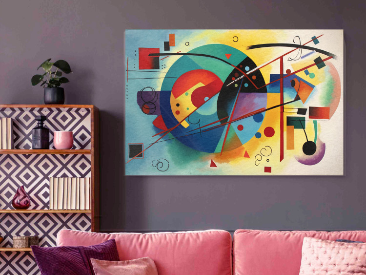 Póster Painterly Abstraction - A Composition Inspired by Kandinsky’s Work 151153 additionalImage 23