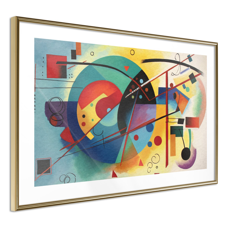 Póster Painterly Abstraction - A Composition Inspired by Kandinsky’s Work 151153 additionalImage 10