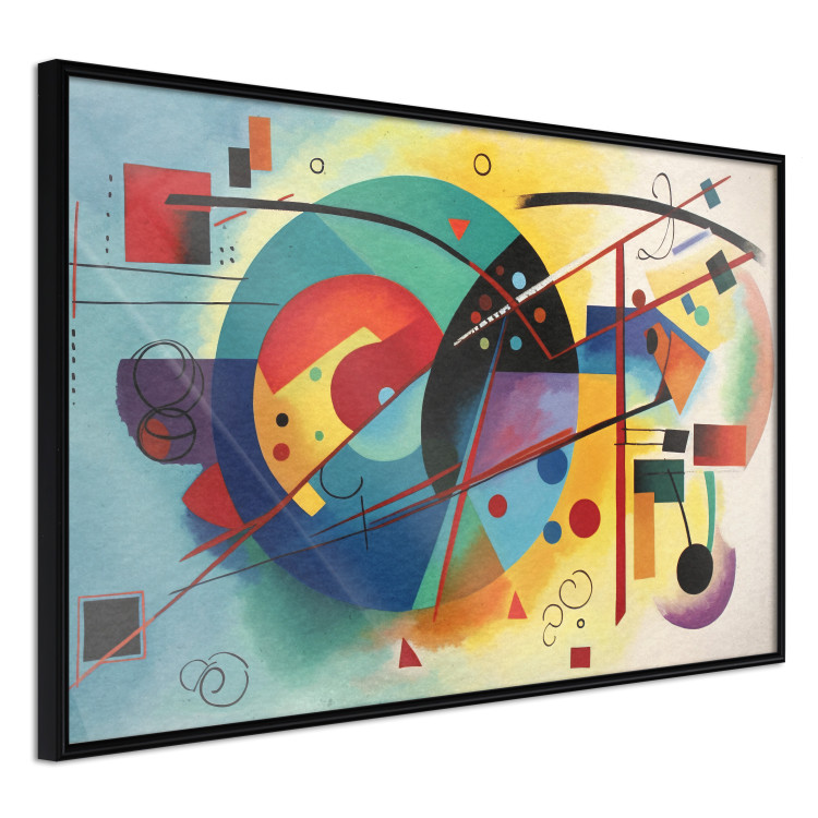 Póster Painterly Abstraction - A Composition Inspired by Kandinsky’s Work 151153 additionalImage 4