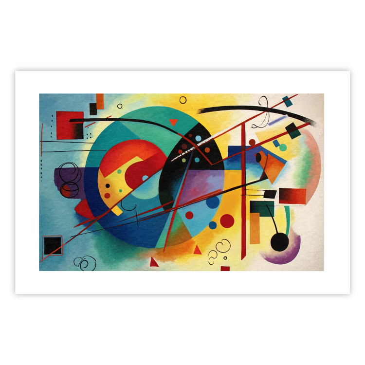 Póster Painterly Abstraction - A Composition Inspired by Kandinsky’s Work 151153 additionalImage 15