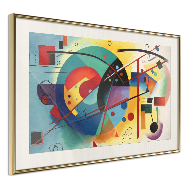 Póster Painterly Abstraction - A Composition Inspired by Kandinsky’s Work 151153 additionalImage 7