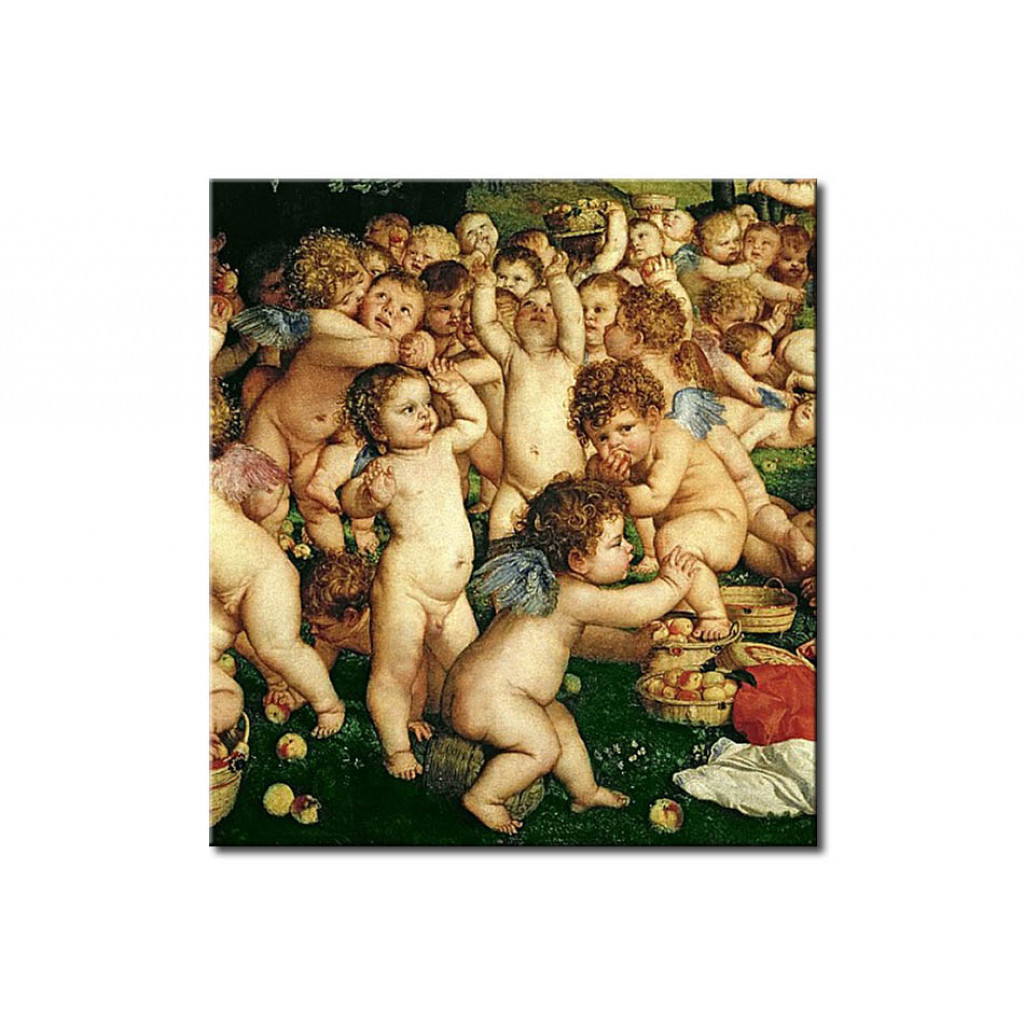 Schilderij  Titiaan: The Worship Of Venus