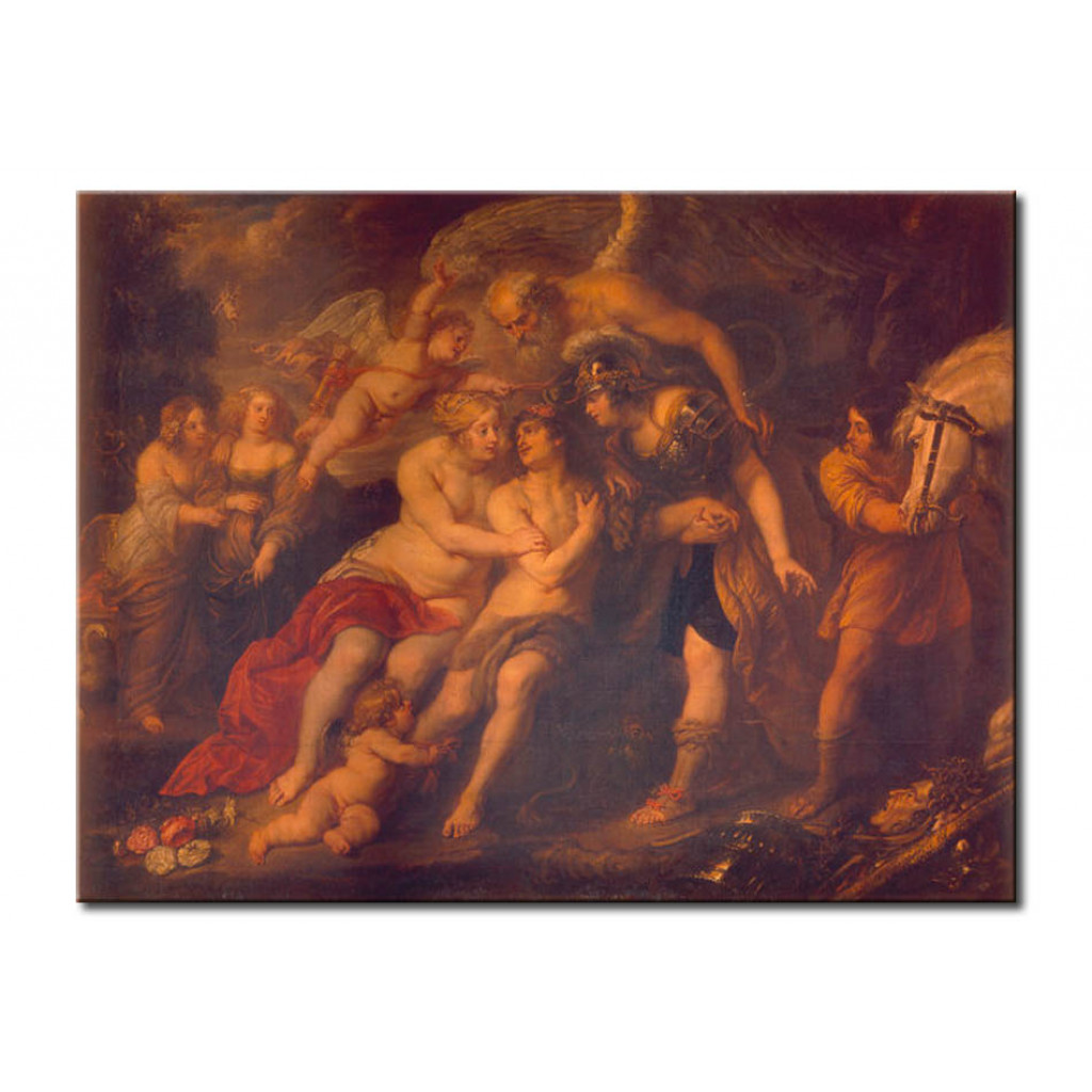 Schilderij  Peter Paul Rubens: Hercules At The Crossroads
