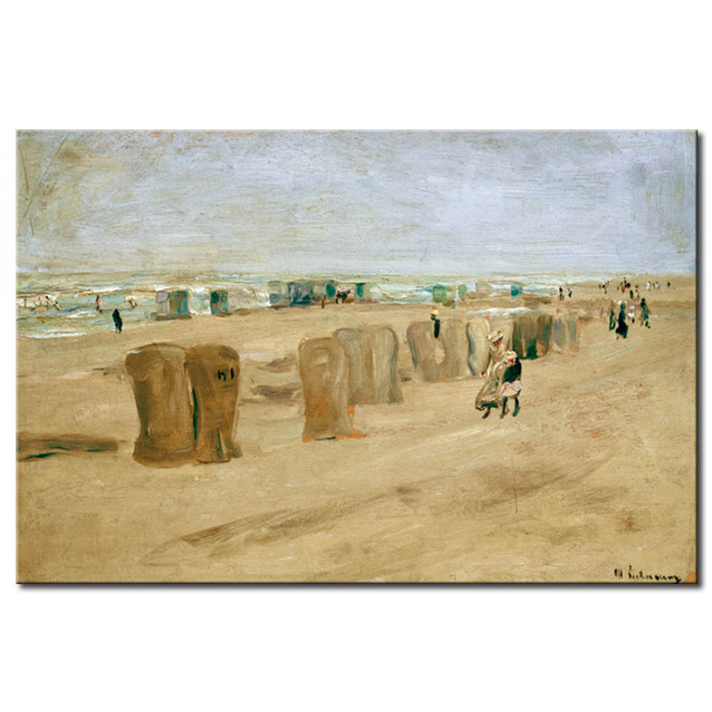 Schilderij  Max Liebermann: Strandbild In Noordwijk