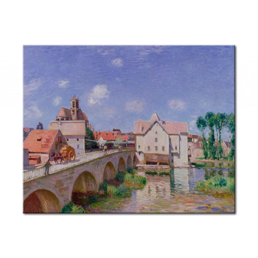 Schilderij  Alfred Sisley: The Bridge At Moret