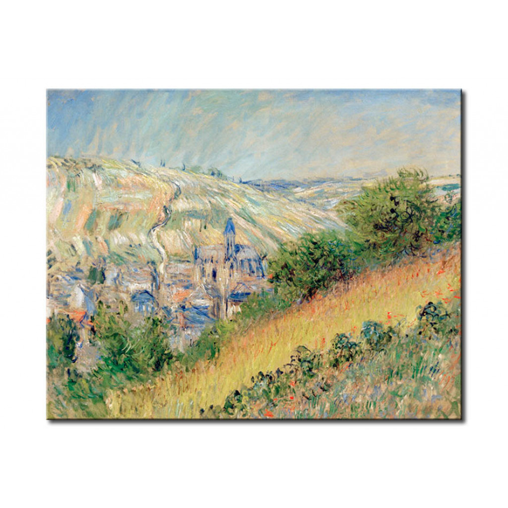 Schilderij  Claude Monet: Vue De Vetheuil Sur Seine