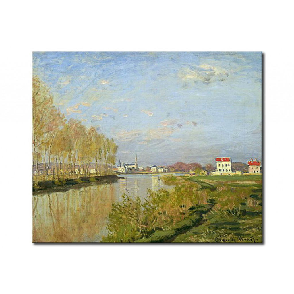 Schilderij  Claude Monet: The Seine At Argenteuil