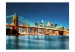 Fotomural Panorama Noturno - Arquitetura de Nova Iorque com a Ponte do Brooklyn ao Fundo 61653 additionalThumb 1