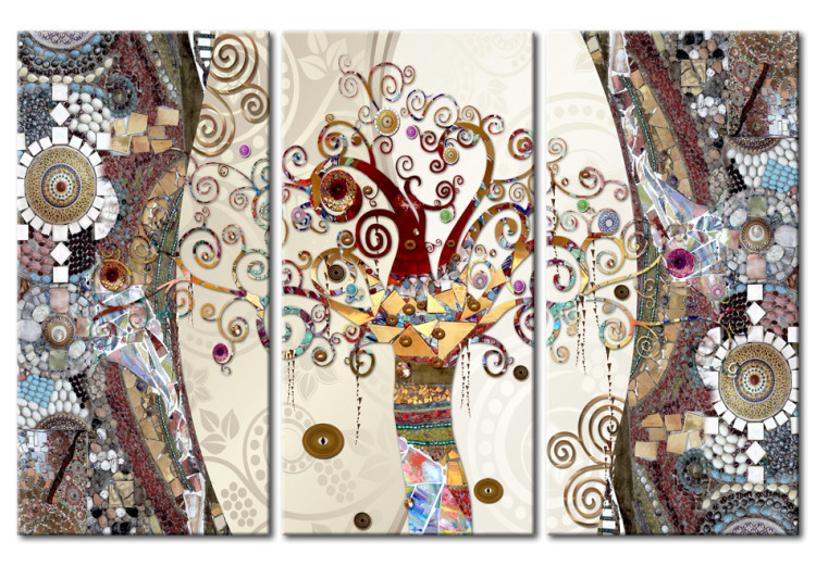 Acrylic Print Mosaic Tree [Glass] 92753 additionalImage 2