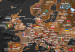 Ozdobna tablica korkowa Świat: Brązowa mapa II [Mapa korkowa] 98053 additionalThumb 6