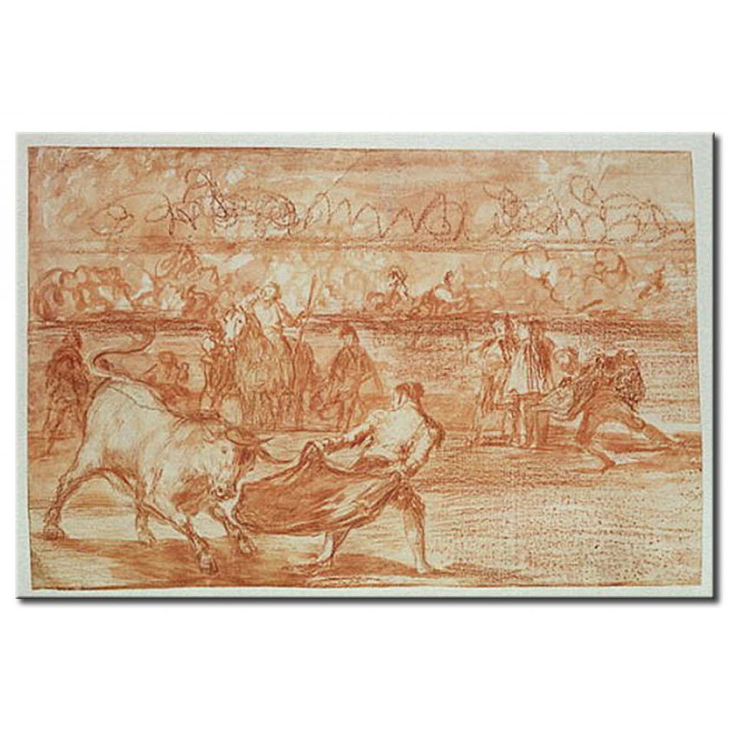 Schilderij  Francisco Goya: Bullfighting