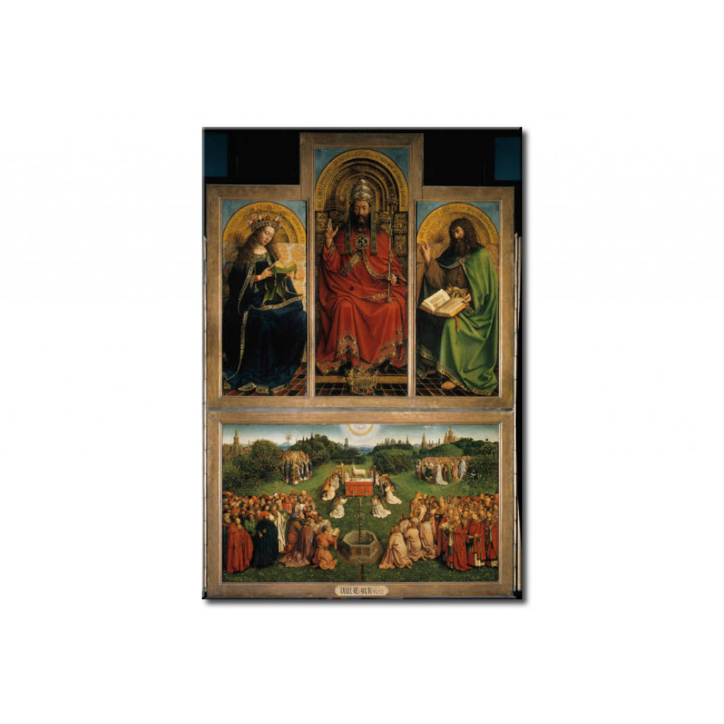 Schilderij  Jan Van Eyck: Deesis