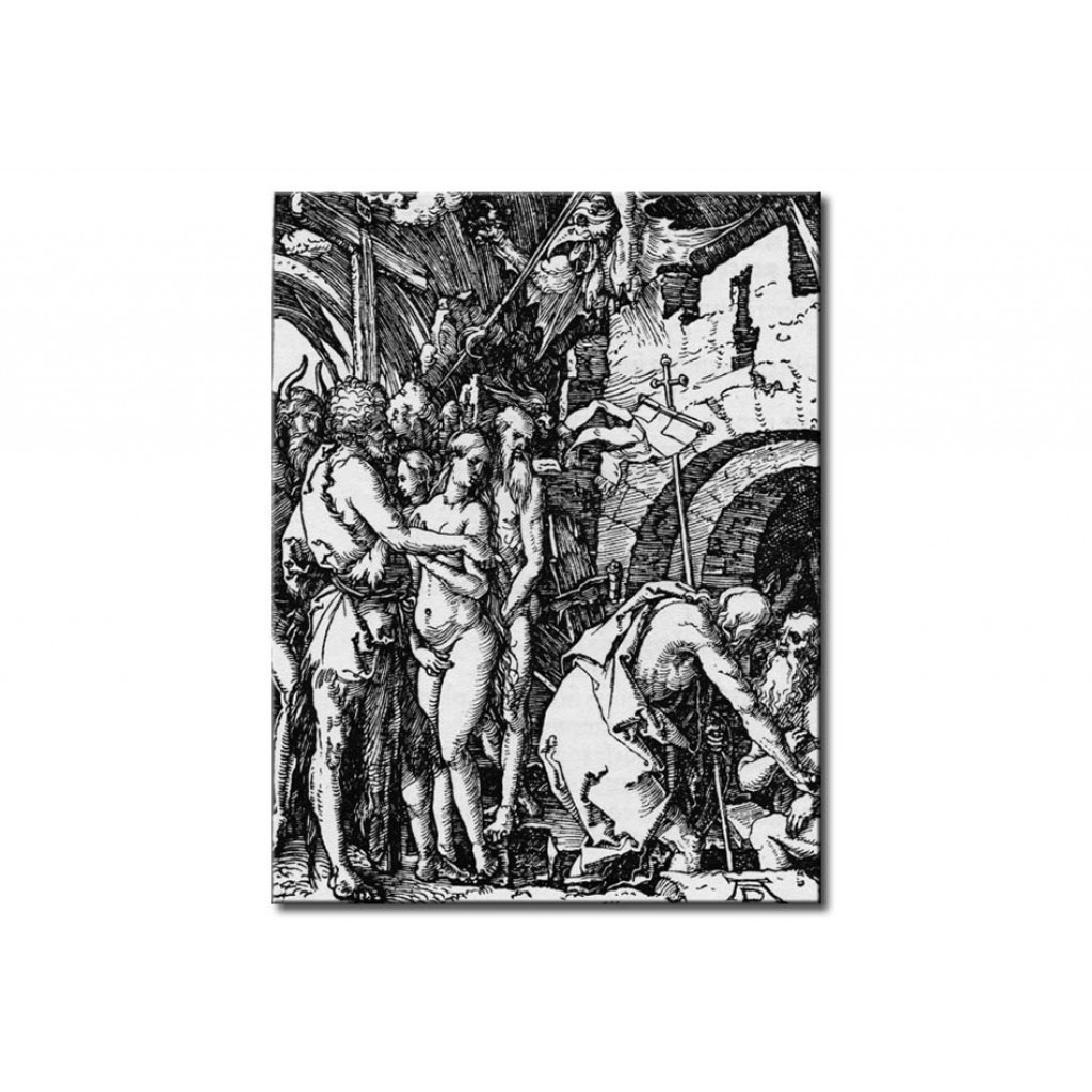 Schilderij  Albrecht Dürer: The Descent Into Hell
