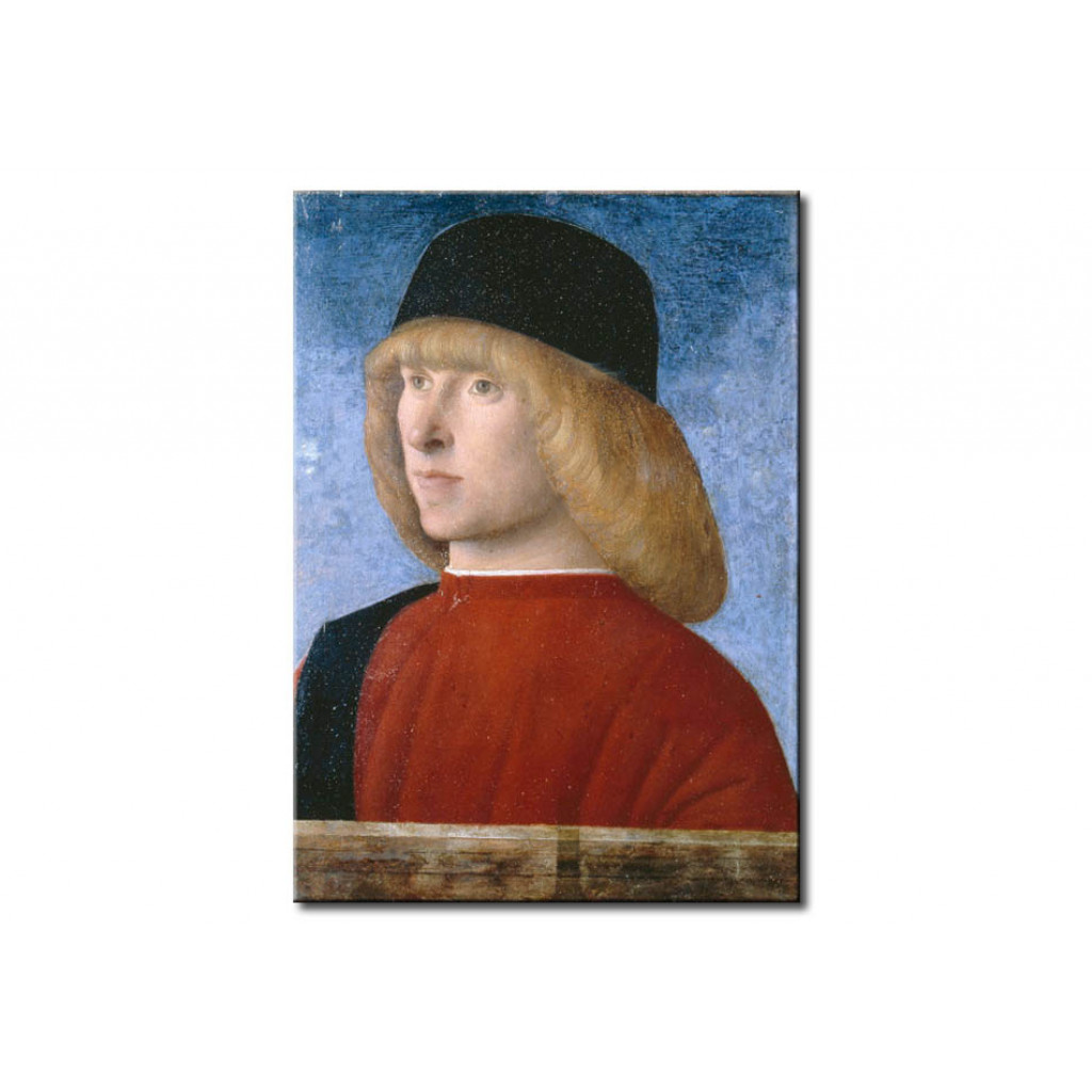 Schilderij  Giovanni Bellini: Portrait Of A Young Senator