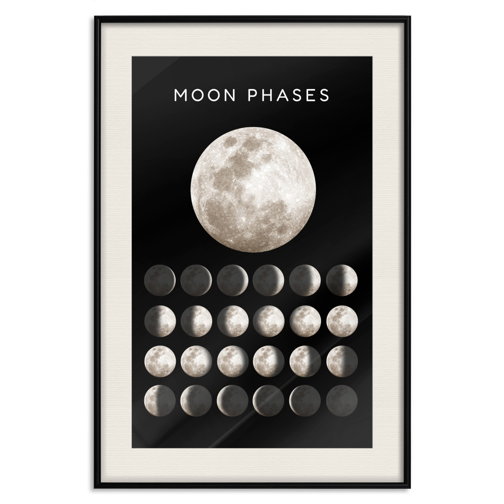 Muur Posters Moon Phases [Poster]