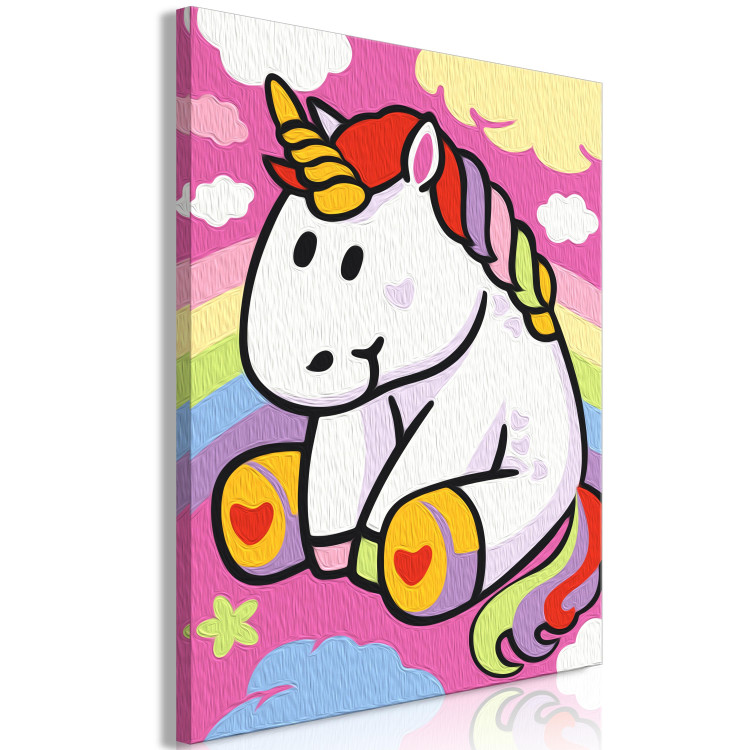 Painting Kit for Children Colorful Unicorn - Cute Animal in the Clouds 149763 additionalImage 3