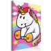 Painting Kit for Children Colorful Unicorn - Cute Animal in the Clouds 149763 additionalThumb 3