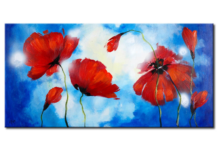 Canvas Poppies against the sky 47163