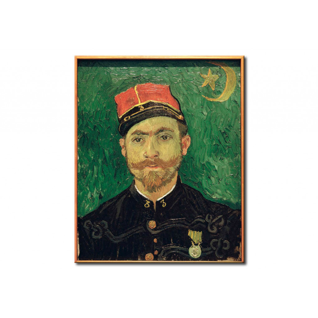 Schilderij  Vincent Van Gogh: Portrait Of Milliet