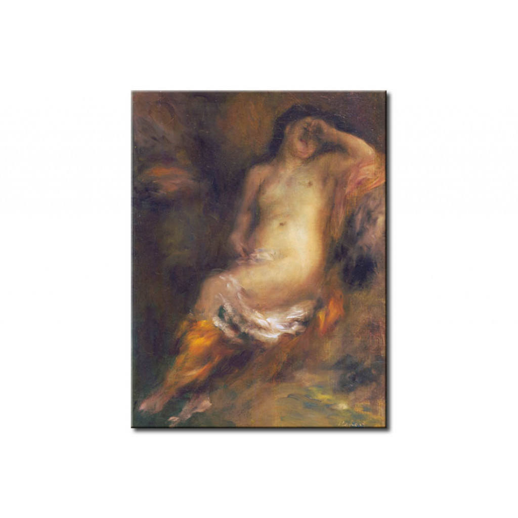 Schilderij  Pierre-Auguste Renoir: Bather Sunken Into Sleep