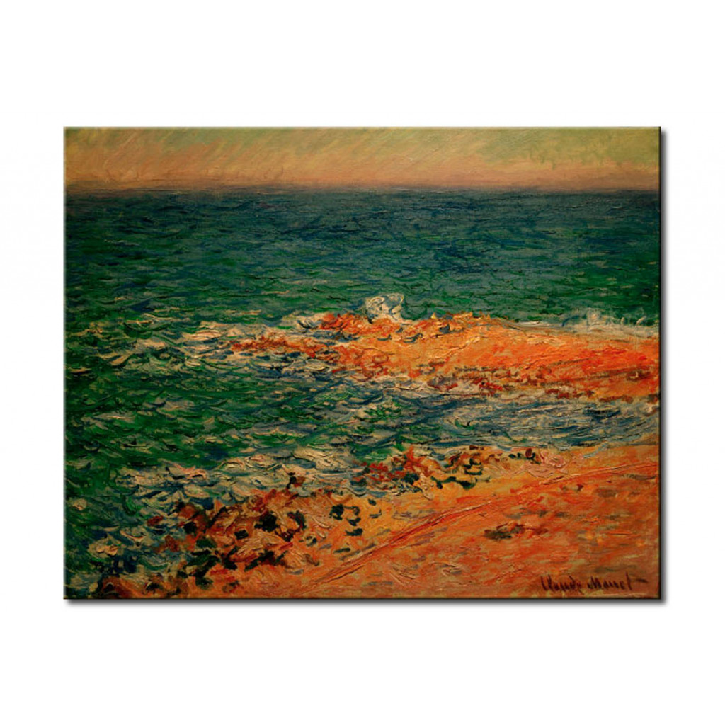 Schilderij  Claude Monet: Vue De La Mer