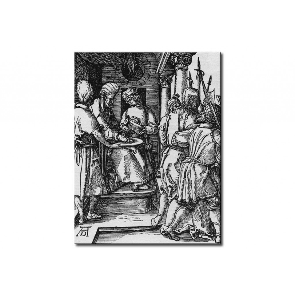 Reprodução Da Pintura Famosa Pilate Washes His Hands
