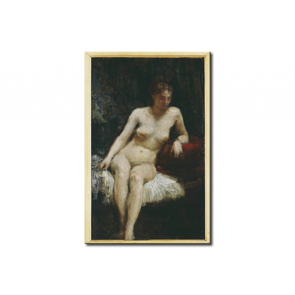 Schilderij  Henri Fantin-Latour: Etude De Femme Nue