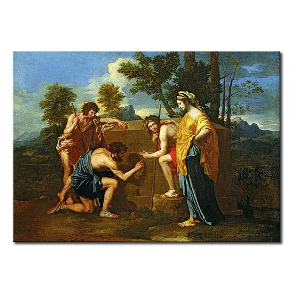 Schilderij  Nicolas Poussin: Arcadian Shepherds