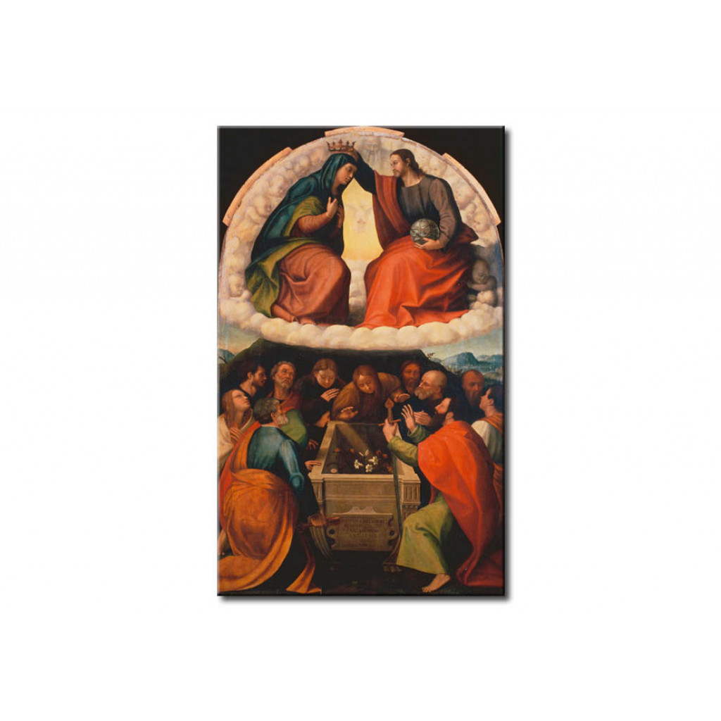 Quadro Famoso Coronation Of Mary And The Miracle Of The Rose